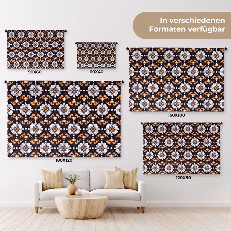 traditioneel - Element - Kleurrijk Wandkleed katoen klein 269 -tsfeer8_DE