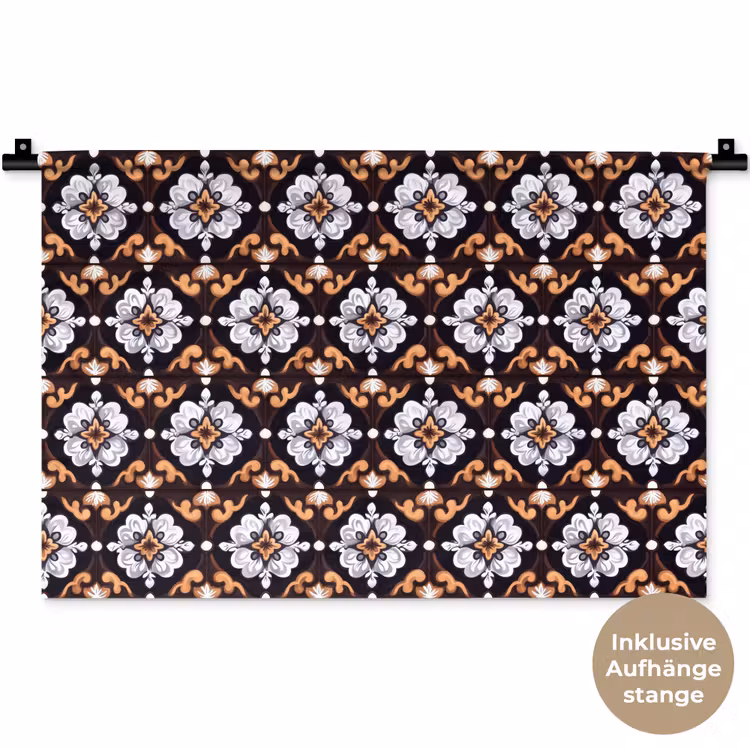 traditioneel - Element - Kleurrijk Wandkleed katoen klein 269 -t3d_DE