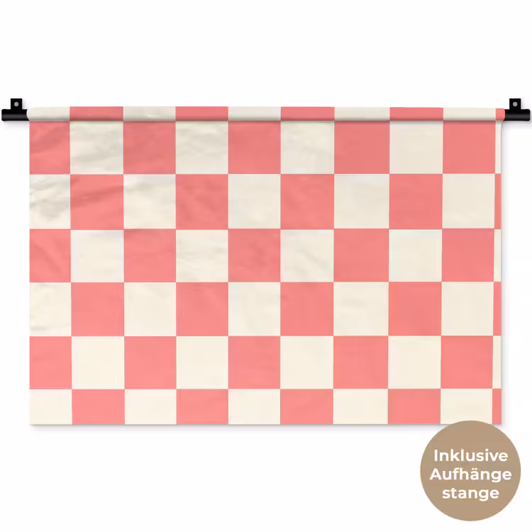 Traditioneel - Patroon - Roze Wandkleed katoen klein 269 -t3d_DE