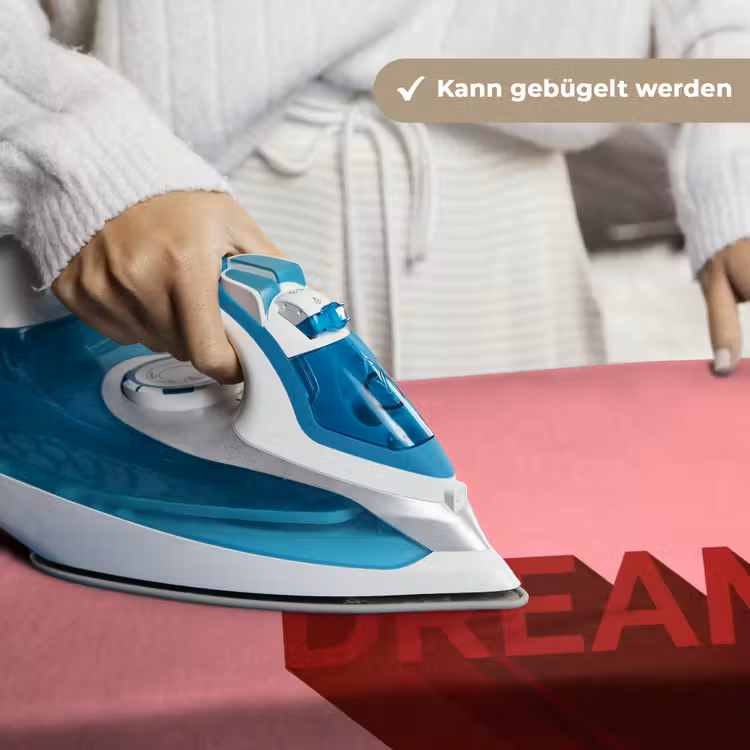 Dream - 3D - Rood - Roze Wandkleed katoen klein -tsfeer9_DE