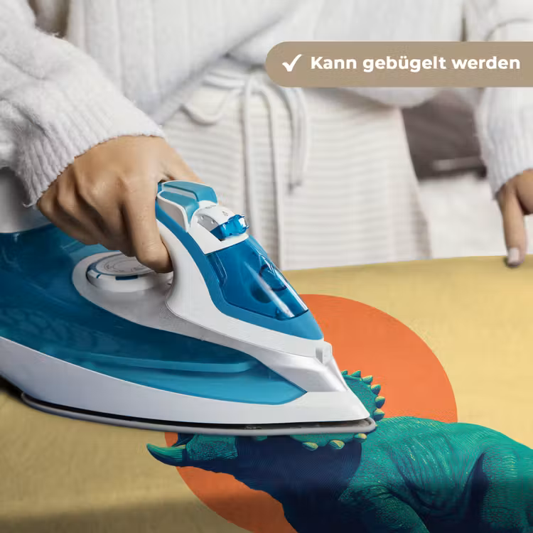 Triceratops - Cirkel - Oranje - Hoorns Wandkleed katoen klein -tsfeer9_DE