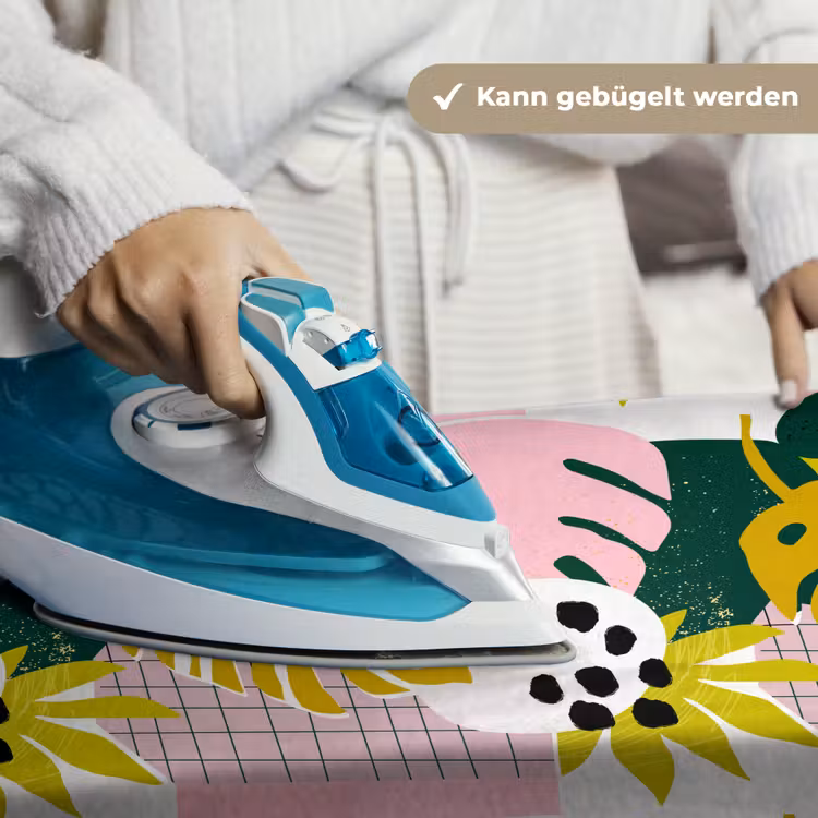 Tropisch - Bladeren - Jungle - Roze - Groen Wandkleed katoen klein 269 -tsfeer9_DE