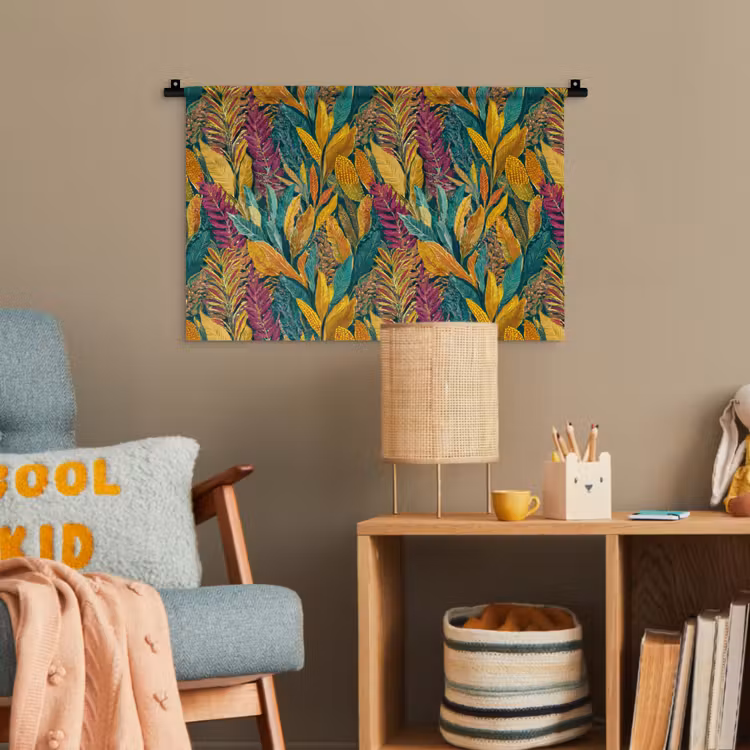 Tropische - Botanisch - Patroon - Kleurrijk - Exotisch Wandkleed katoen klein 269 -wsfeer4_kind