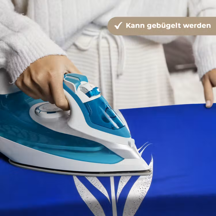 Tulp - Minimalistisch - Bladeren - Wit Wandkleed katoen klein -tsfeer9_DE