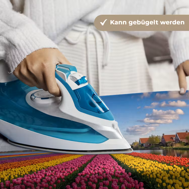Tulpen - Holland - Molen - Kleurrijk Wandkleed katoen klein -tsfeer9_DE
