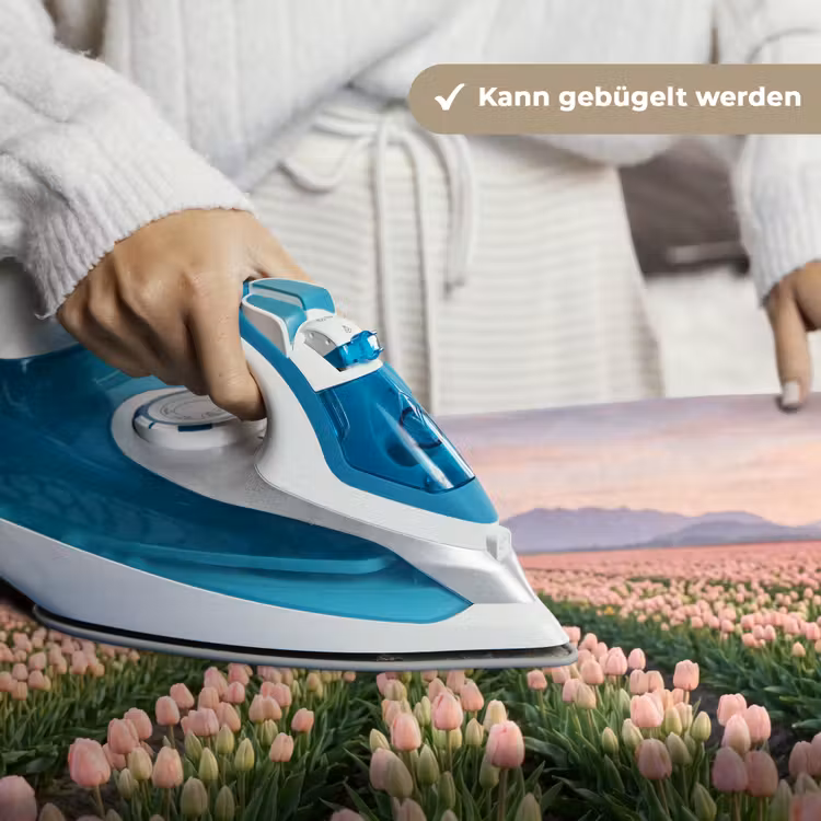 Tulpen - Landschap - Roze Wandkleed katoen klein -tsfeer9_DE