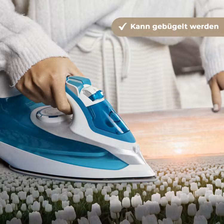 Tulpen - Landschap - Wit Wandkleed katoen klein -tsfeer9_DE