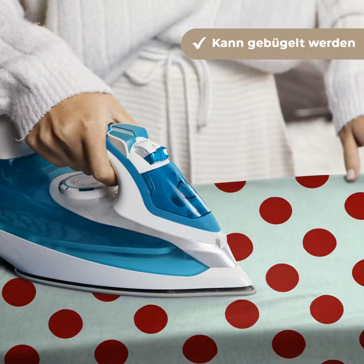 Polka - Dots - Rood Wandkleed katoen klein 269 -tsfeer9_DE