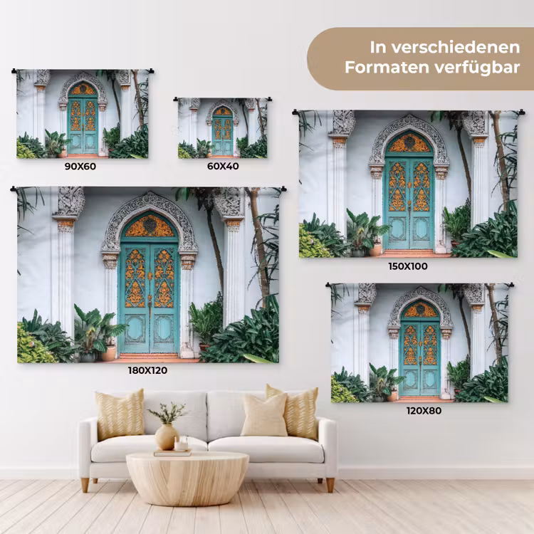 Deur - Patronen - Planten Wandkleed katoen klein -tsfeer8_DE