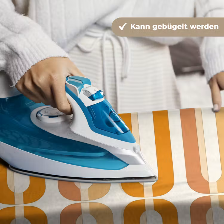 U-vorm - Retro - Oranje Wandkleed katoen klein 269 -tsfeer9_DE