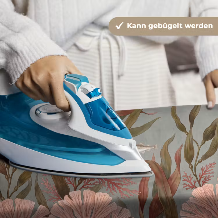 Onderwater - Planten - Vis - Vintage - Groen Wandkleed katoen klein -tsfeer9_DE