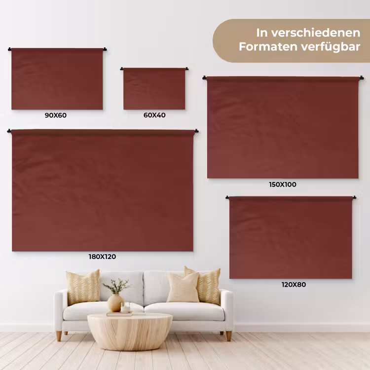 Valentine - Velvet - Rood Wandkleed katoen klein 269 -tsfeer8_DE