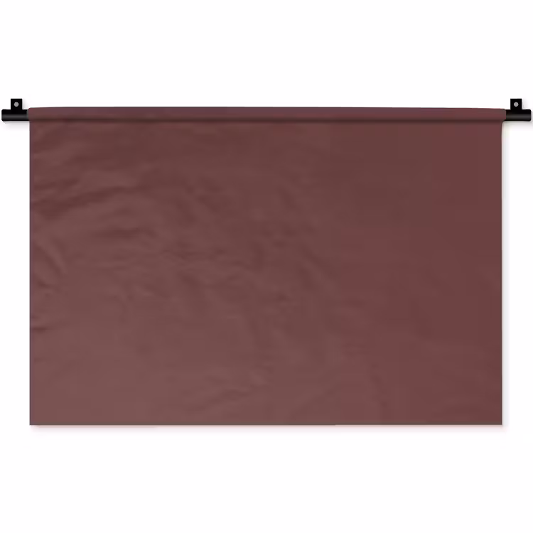 Velvet - Merlot - Rood Wandkleed katoen klein 269 -zz3d