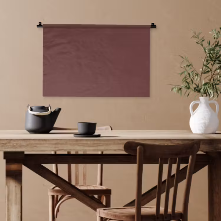 Velvet - Merlot - Rood Wandkleed katoen klein 269 -sfeer6