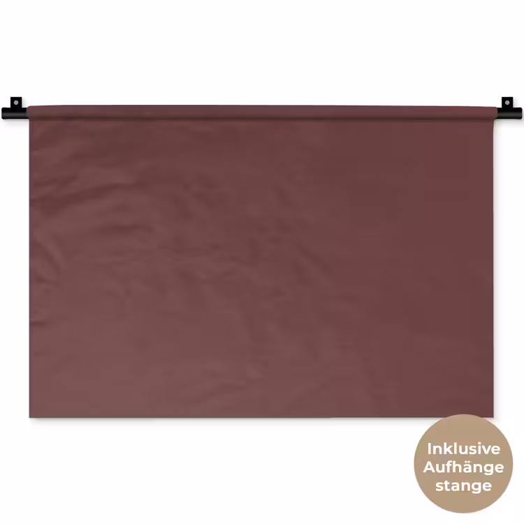 Velvet - Merlot - Rood Wandkleed katoen klein 269 -t3d_DE