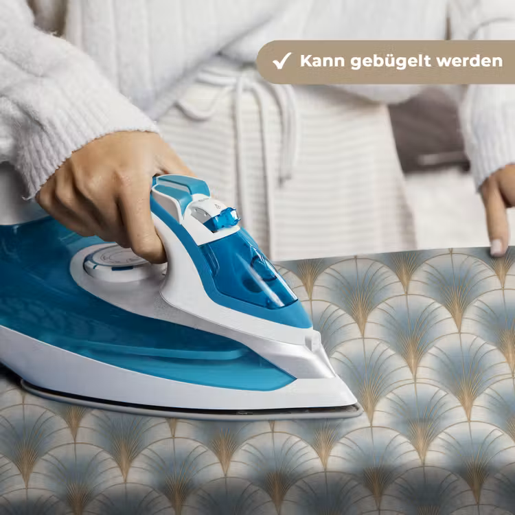 Waaier - Klassiek - Blauw Wandkleed katoen klein 269 -tsfeer9_DE