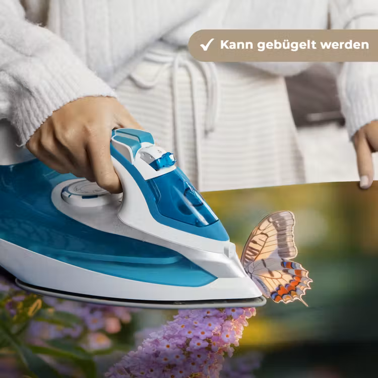 Sierlijke - Vlinder - Paarse - Bloemen Wandkleed katoen klein -tsfeer9_DE