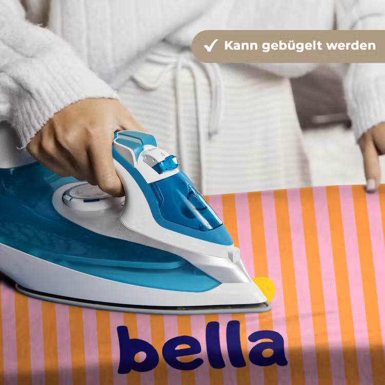 Verticaal - Strepen - Oranje - Ciao bella Wandkleed katoen klein -tsfeer9_DE