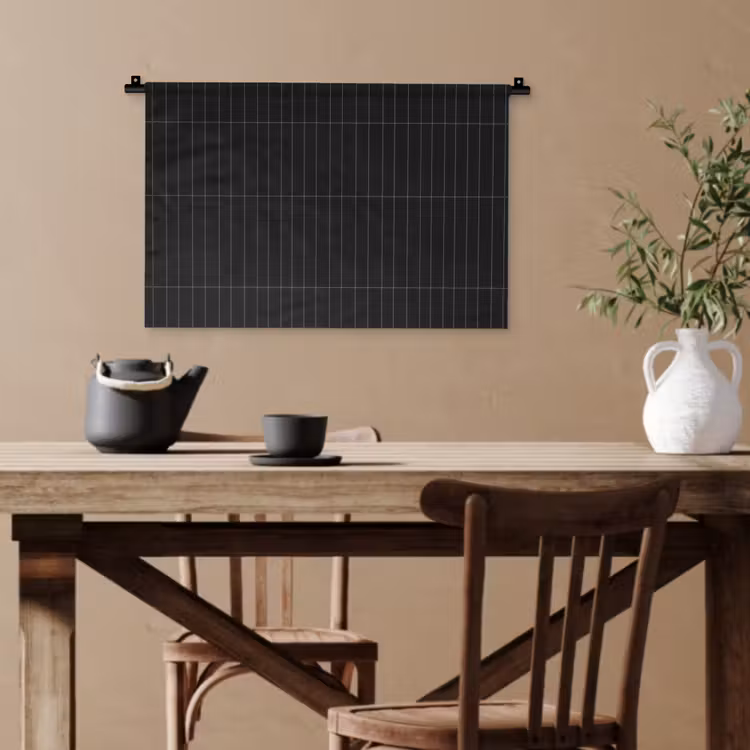 Verticaal - Wandtegel - Mat - Zwart Wandkleed katoen klein 269 -sfeer6
