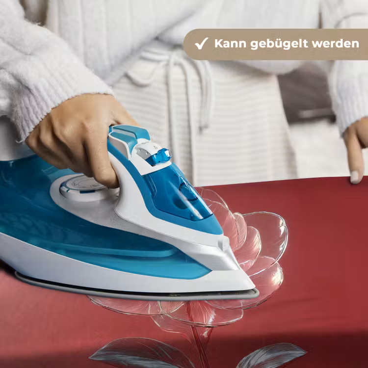 Sierlijk - Bloem - Roze - Glazen Wandkleed katoen klein -tsfeer9_DE