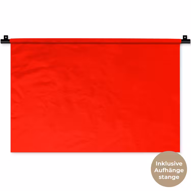 Vibrant - Vermilion - Rood Wandkleed katoen klein 269 -t3d_DE