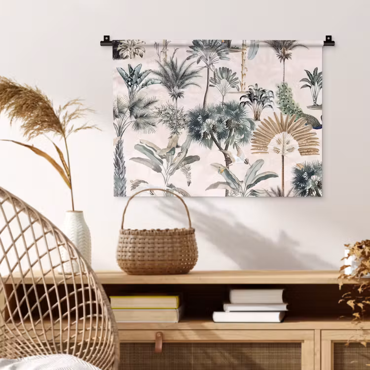 Vintage - Jungle - Dieren - Natuur Wandkleed katoen klein -sfeer5