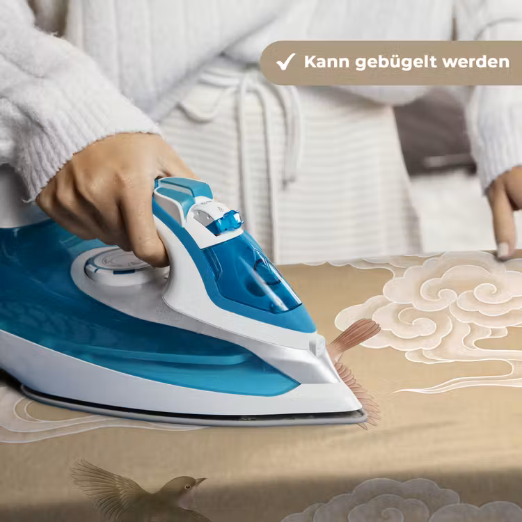 Vogels - Vliegen - Beige Wandkleed katoen klein -tsfeer9_DE