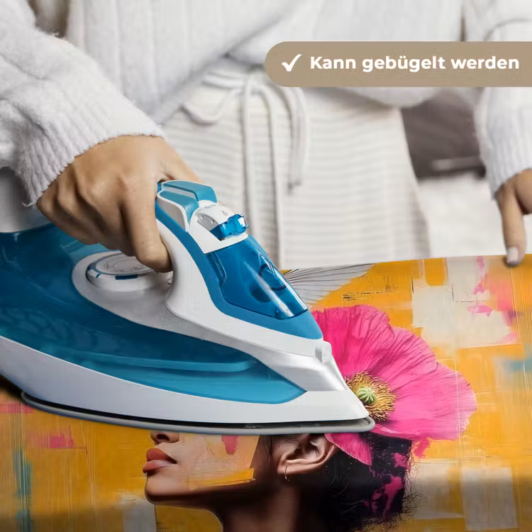 Vogel - Vrouw - Abstract - Bloem Wandkleed katoen klein -tsfeer9_DE