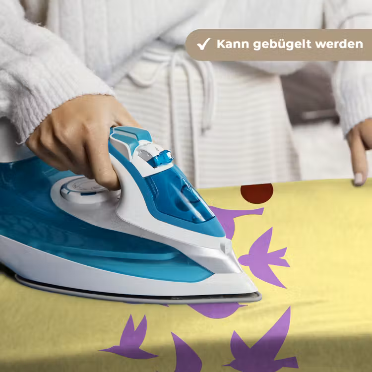 Vogels - Cirkel - Geel - Beweging Wandkleed katoen klein -tsfeer9_DE