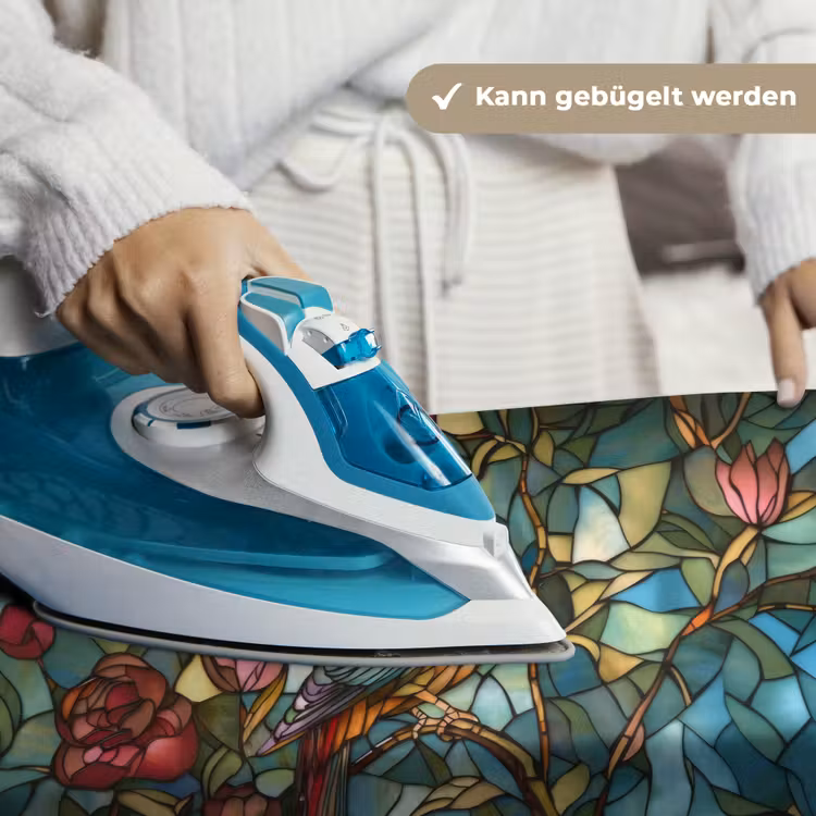 Vogel - Tak - Rozen - Mozaïek Wandkleed katoen klein -tsfeer9_DE