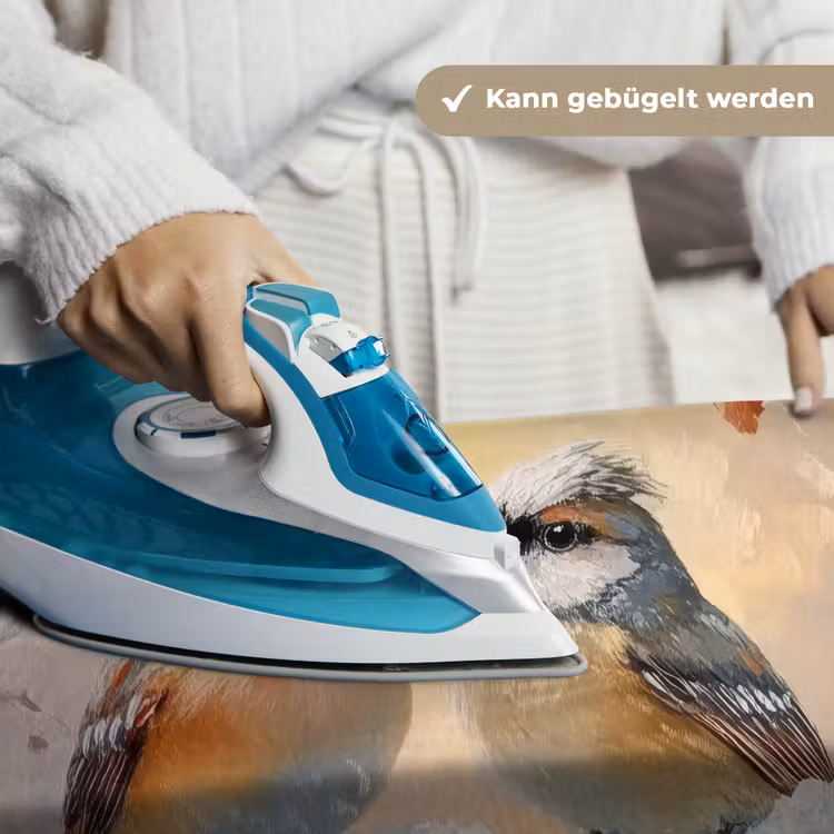 Vogels - Tak - Winter - Sneeuw Wandkleed katoen klein -tsfeer9_DE