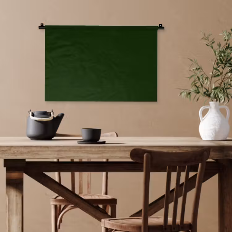 Forest - Green - Groen Wandkleed katoen klein 269 -sfeer6