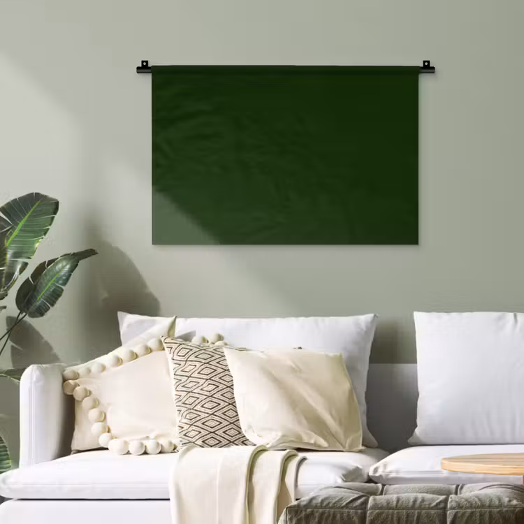 Forest - Green - Groen Wandkleed katoen klein 269 -sfeer7