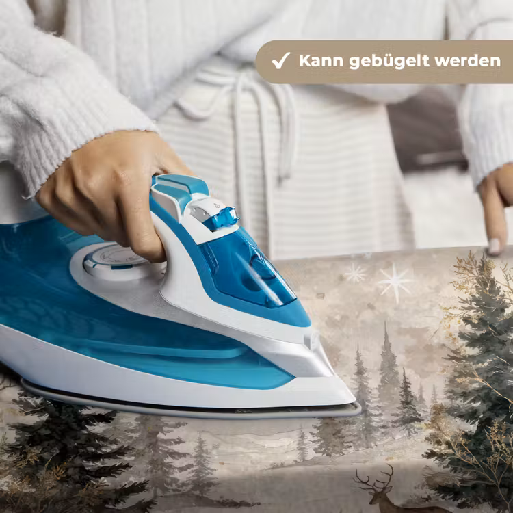 Bos - Herten - Winter - Sneeuw Wandkleed katoen klein -tsfeer9_DE