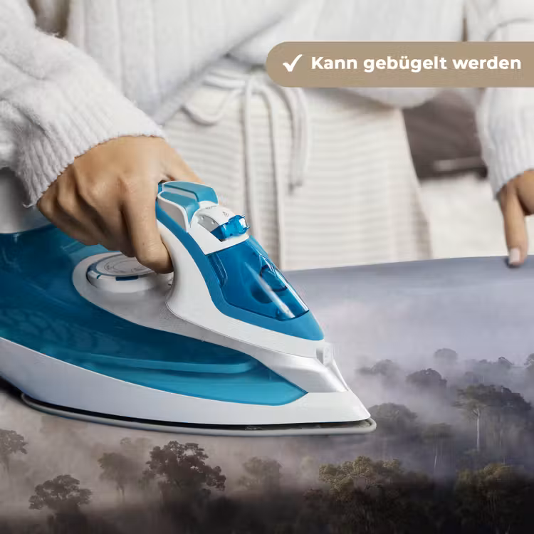 Bos - Mist - Natuur - Groen Wandkleed katoen klein -tsfeer9_DE