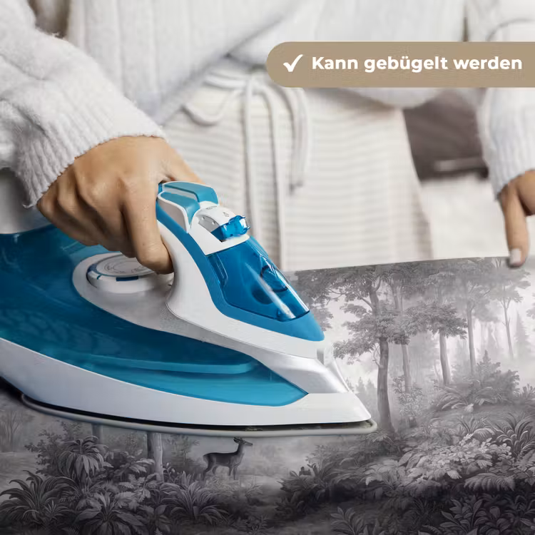 Bos - Hert - Zwart - Wit Wandkleed katoen klein -tsfeer9_DE