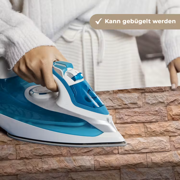 Muur - Steen - Ruw - Textuur - Beige Wandkleed katoen klein -tsfeer9_DE