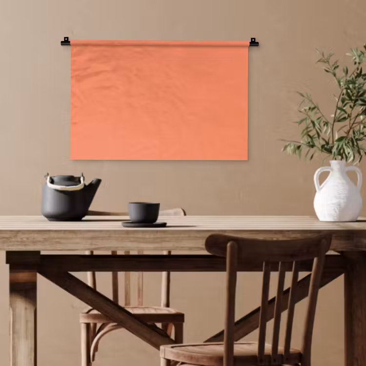 Warm - Clay - Terracotta Wandkleed katoen klein 269 -sfeer6