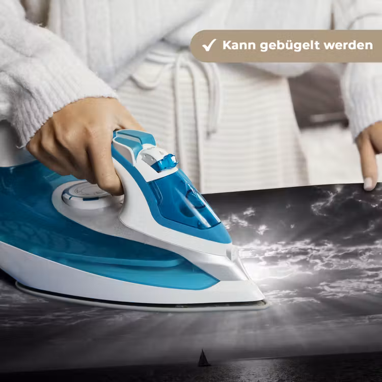Water - Boot - Lucht - Natuur - Zwart-wit Wandkleed katoen klein -tsfeer9_DE
