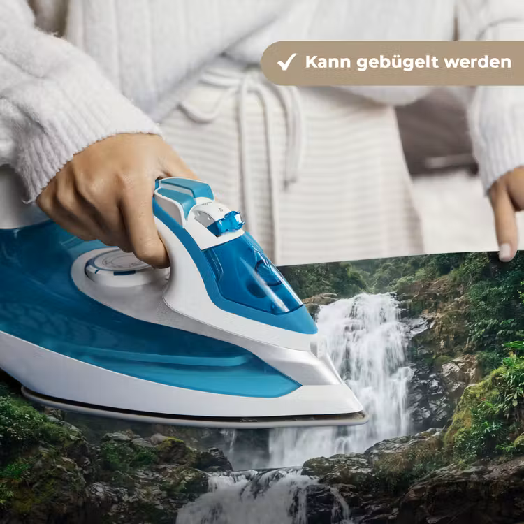 Waterval - Bos - Natuur - Groen Wandkleed katoen klein -tsfeer9_DE