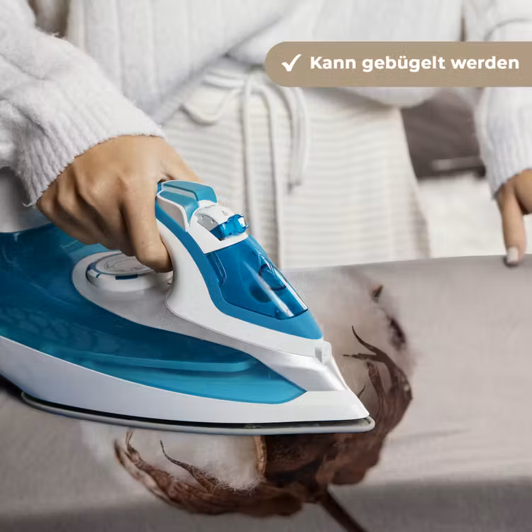 Katoenbol - Minimalistisch - Wit Wandkleed katoen klein -tsfeer9_DE
