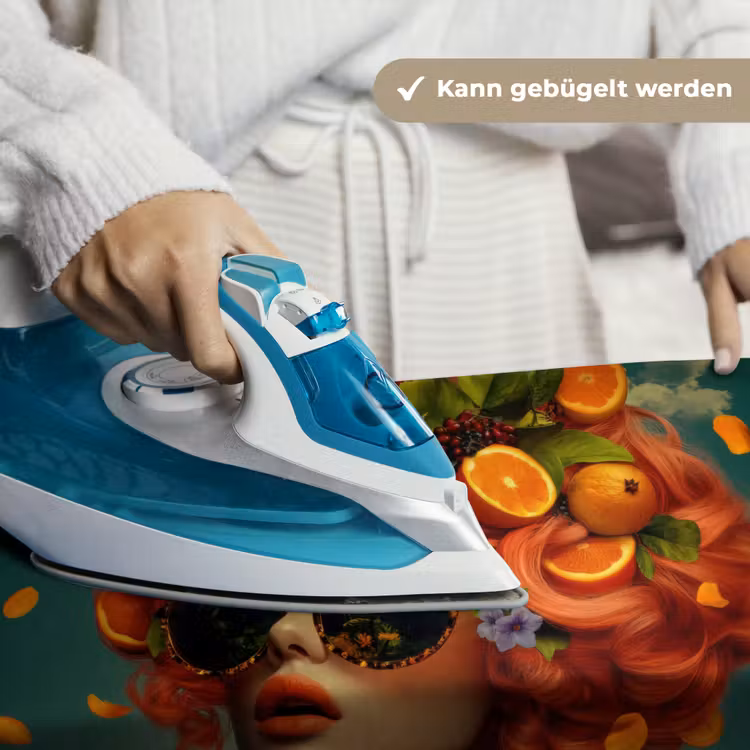 Vrouw - Sinaasappel - Bessen - Oranje Wandkleed katoen klein -tsfeer9_DE