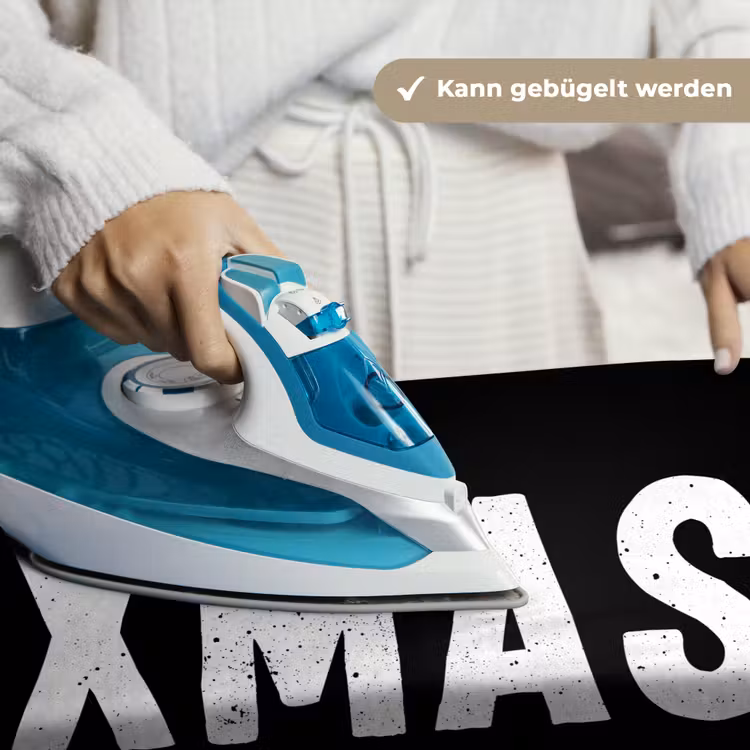 Kerst - Quotes - Xmas - Zwart - Feestdagen Wandkleed katoen klein -tsfeer9_DE