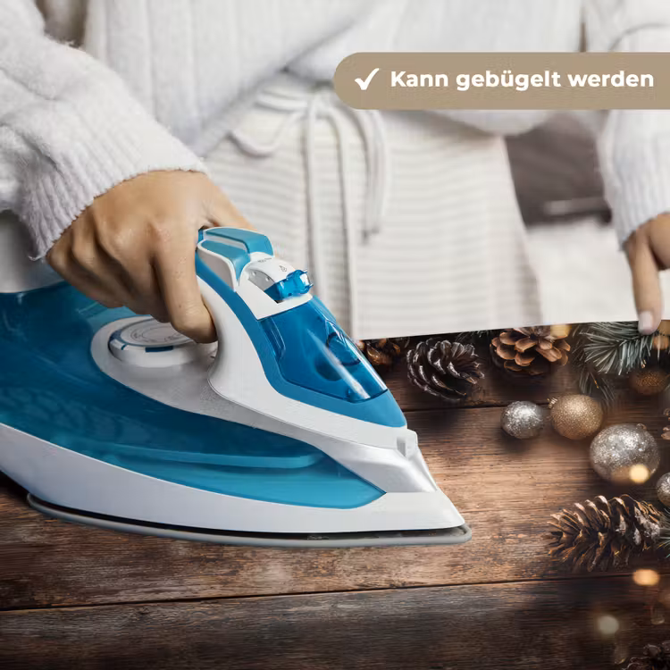 Kersthoekdecoratie - Dennenappels - Lichtjes Wandkleed katoen klein -tsfeer9_DE