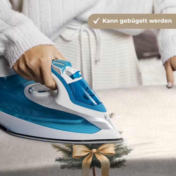 Kerstboom - Kerst - Merry Christmas - Beige Wandkleed katoen klein -tsfeer9_DE