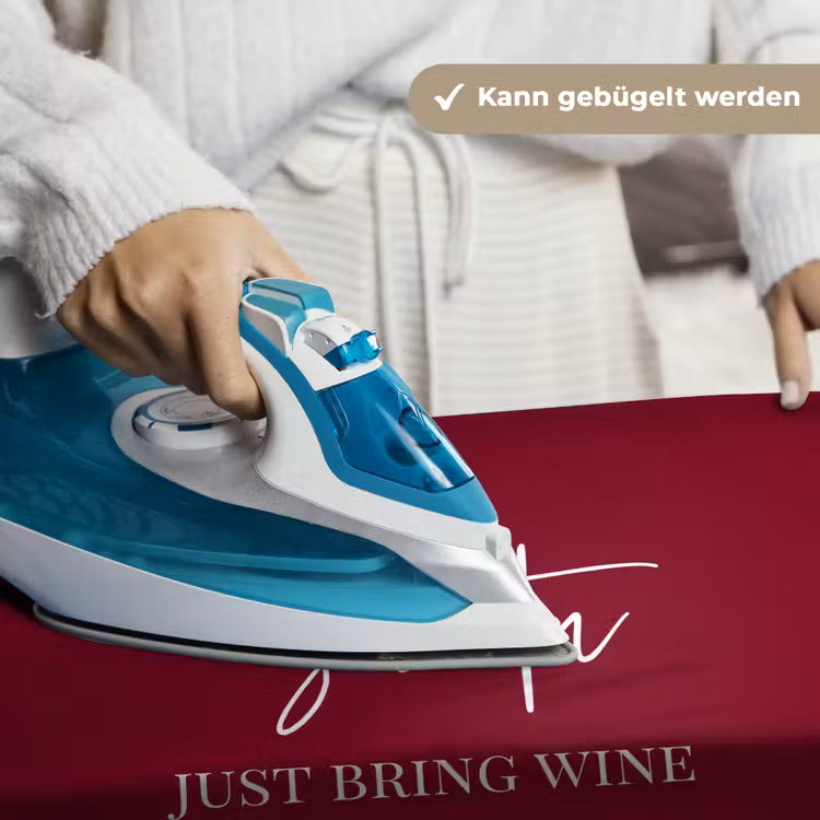Santa - Wine - Rood - Kerst - Kerstman Wandkleed katoen klein -tsfeer9_DE