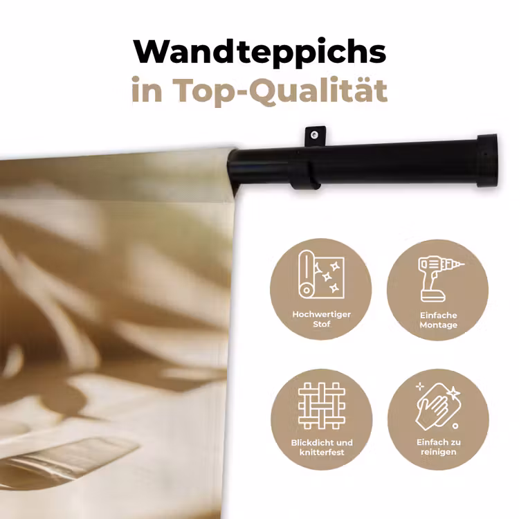 Wijn - Wijnglazen - Wit Wandkleed katoen klein -tsfeer2_DE