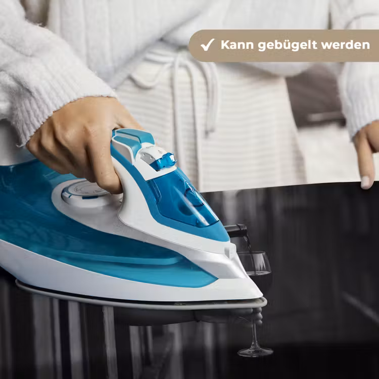 Wijnfles - Glas - Handen - Raam Wandkleed katoen klein -tsfeer9_DE