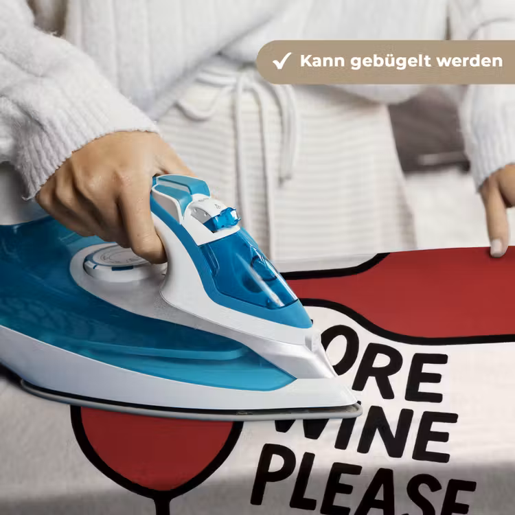 Wijnfles - Quote - Rood - Glas Wandkleed katoen klein -tsfeer9_DE