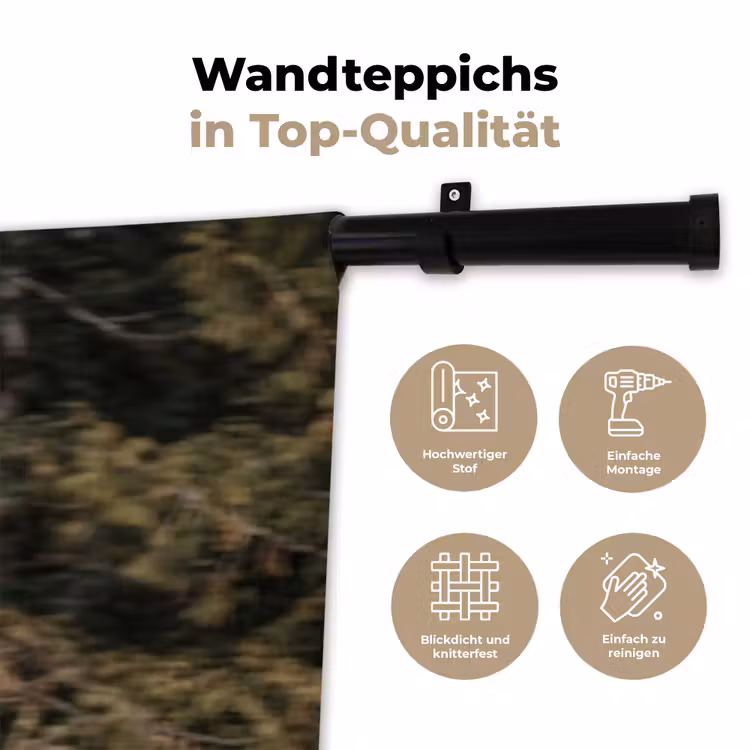 Zeearend - Vliegen - Bos - Natuur Wandkleed katoen klein -tsfeer2_DE